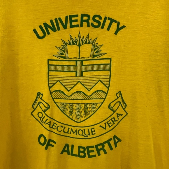 Vintage University of Alberta Ringer Tee - Picture 2 of 7